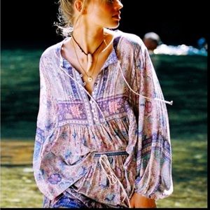 Spell &the Gypsy poinciana blouse